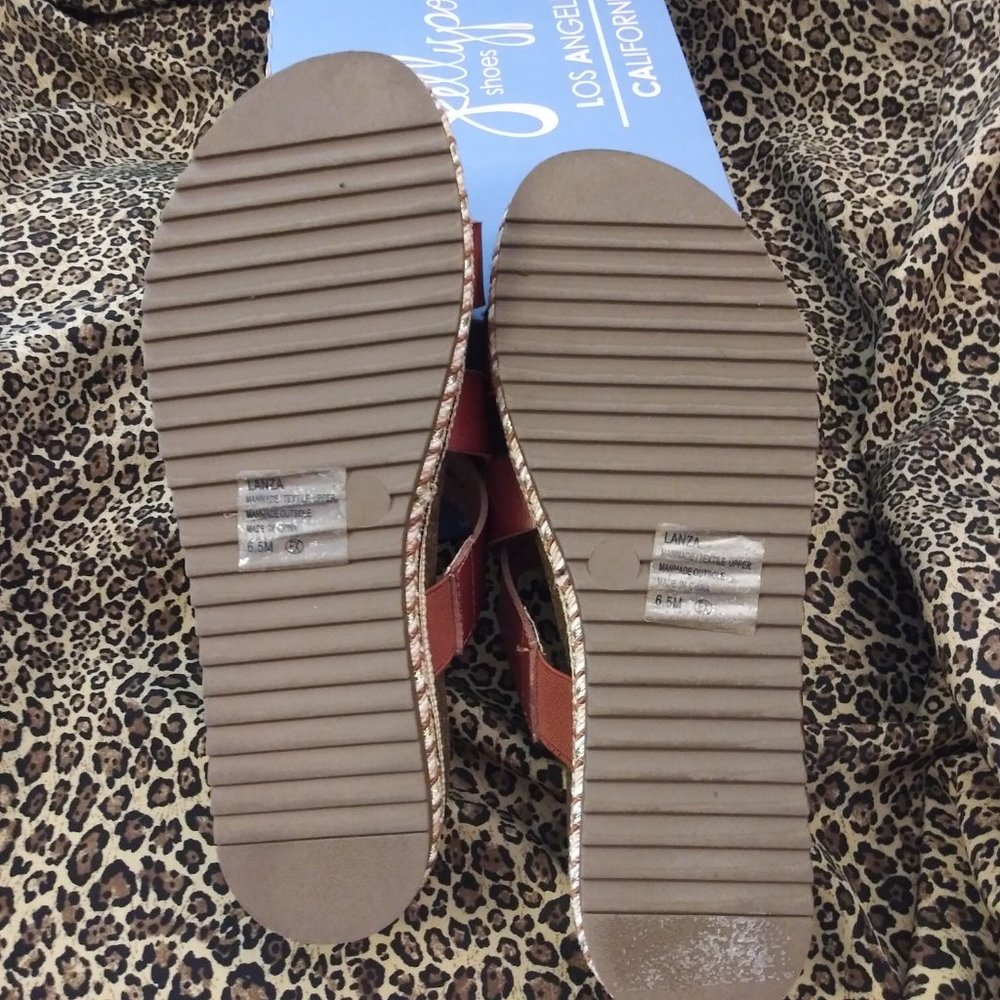 2200 Size 6.5 Jellypop Cork Bottom Platform Sandals - Picture 5 of 8